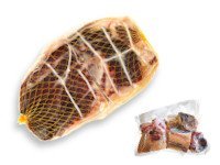 Vacuum boned shoulder ham, with bones