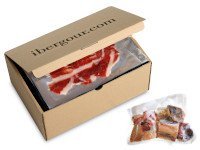 Sliced shoulder ham, with bones